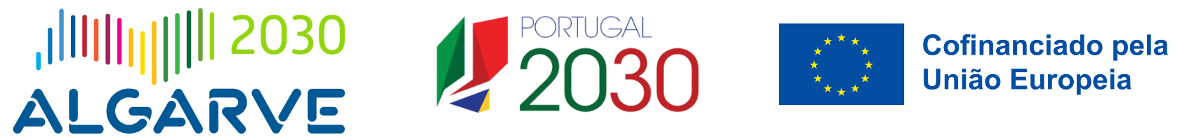 Algarve 2030, Portugal 2030, Cofinanciado pela União Europeia